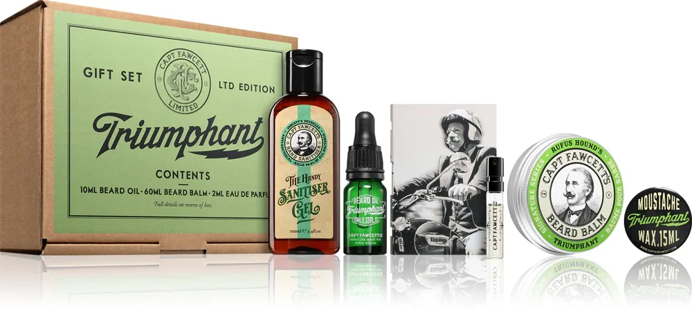 Captain Fawcett Triumphant Gift Set - Подарочный набор для мужчин, 3 шт