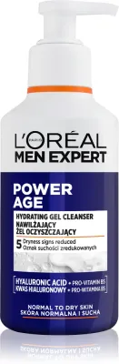 L’Oréal Paris Men Expert Power Age - Увлажняющий очищающий гель для мужчин, 260 мл