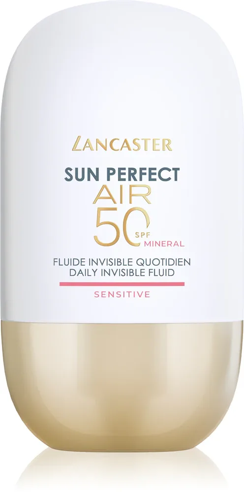 Lancaster Sun Perfect Air 50 Sensitive Mineral - Суперлегкий захисний флюїд для чутливої шкіри з схильністю до пігментації SPF 50, 40 мл