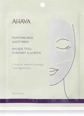 AHAVA Dead Sea Mud - Очищающая глиняная маска, 18 г