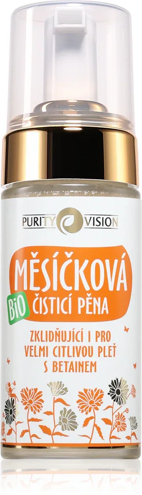 Purity Vision BIO Calendula Cleansing Foam - Успокаивающая очищающая пена, 90 мл