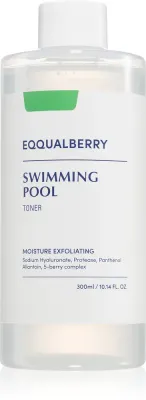 Тоник для лица EQQUALBERRY Swimming Pool Toner увлажняющий, с отшелушивающим действием