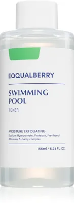 Тоник для лица EQQUALBERRY Swimming Pool Toner увлажняющий, с отшелушивающим действием, 155 мл