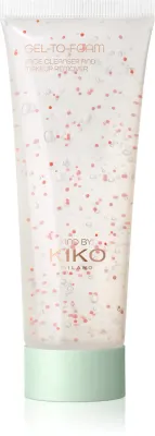 Очищающее средство для лица KIKO Milano Kind By Kiko Gel-To-Foam освежающее, подходит для чувствительной кожи, 75 мл