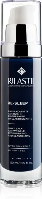 Rilastil Re-Sleep - Ночной бальзам для лица, восстанавливающий и омолаживающий кожу, 50 мл