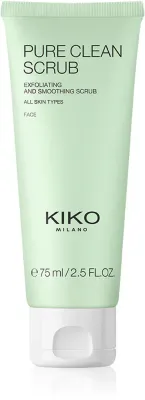 Скраб для лица KIKO Milano Pure Clean Scrub отшелушивающий, очищающий, 75 мл