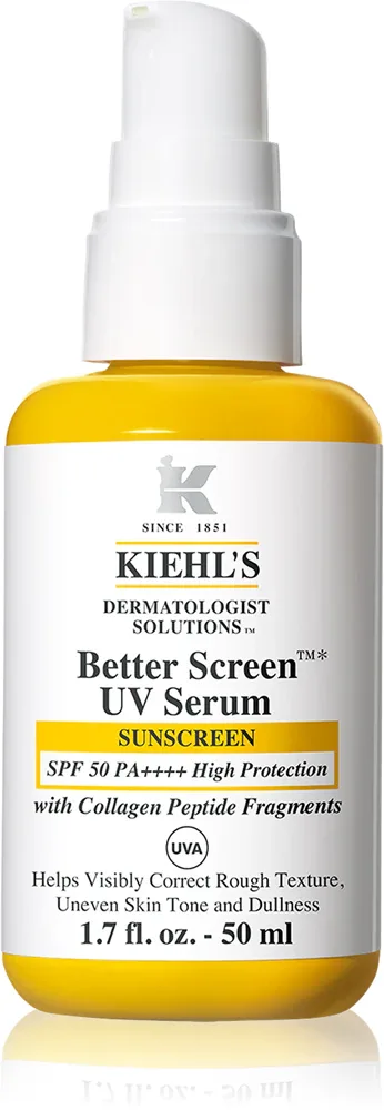 Kiehl's Better Screen UV Serum - Сыворотка для лица Better Screen UV с SPF 50+, увлажняющая, 50 мл