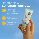 Крем NIVEA SUN Shine Control солнцезащитный, SPF 50, матирующий, 40 мл SPF 50+ — фото 2