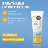 Крем NIVEA SUN Shine Control солнцезащитный, SPF 50, матирующий, 40 мл SPF 50+ — фото 4