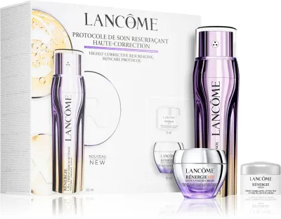Lancôme Rénergie CRX Triple Serum Retinol - Подарочный набор для ухода за лицом Lancome Renergie CRX Triple Serum Retinol сыворотка, крем SPF 50 и крем для глаз