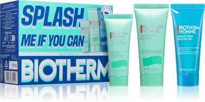 Набор косметики Biotherm Homme Aquapower Advanced Gel мужской, с гелем для лица и гелем для душа