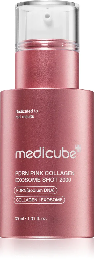 Сыворотка для лица medicube PDRN Pink Exosome Shot Serum 2000 ночная, со спикулами, 30 мл