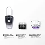 Lancôme Génifique Ultimate Serum - Набор для ухода за кожей лица Lancome Genifique Ultimate Serum подарочный, сыворотка, крем для глаз и дневной крем — фото 2