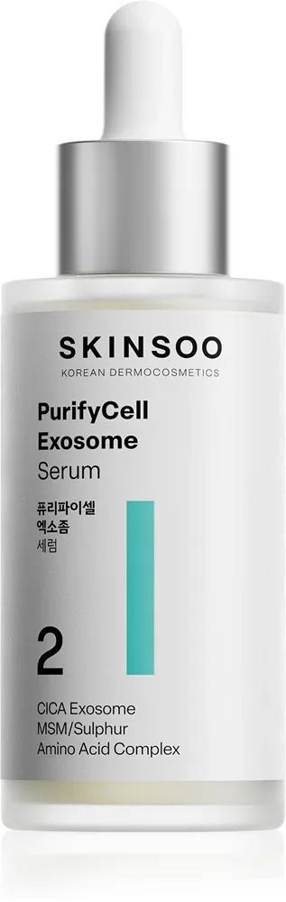 Сыворотка для лица SKINSOO PurifyCell Exosome Serum, регулирует себум, для жирной и проблемной кожи, 50 мл