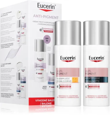 Набор для ухода за лицом Eucerin Anti-Pigment против пигментных пятен, дневной и ночной кремы, 2 × 50 мл