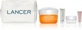 Набор для ухода за лицом LANCER INSTANT GLOWING Set осветляющий крем, кремы и косметичка, 1 шт — фото 1