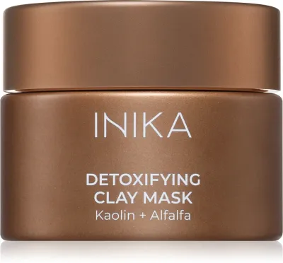 Маска для лица INIKA Organic Detoxifying Clay Mask глиняная, очищающая, матирующая, 50 мл