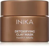 Маска для лица INIKA Organic Detoxifying Clay Mask глиняная, очищающая, матирующая, 50 мл — фото 1