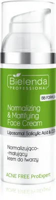 Крем для лица Bielenda Professional Acne Free ProExpert для жирной и проблемной кожи, успокаивающий, 50 мл