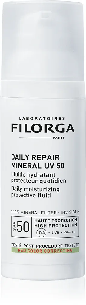 Флюид для лица FILORGA DAILY REPAIR MINERAL UV 50 солнцезащитный, с минеральным фильтром, SPF 50, 50 мл