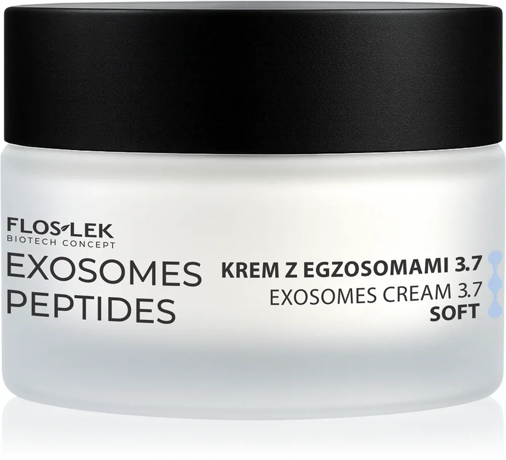Крем для лица FlosLek Laboratorium Exosomes Peptides Face Cream Wrinkle-Reducing с пептидами, против морщин, 50 мл Soft 3.7