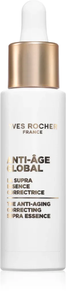 Сыворотка для лица Yves Rocher Anti-Age Global с витамином C, салициловой кислотой, ромашкой и солодкой, укрепляет барьер кожи, 30 мл