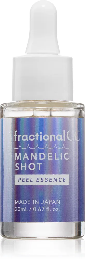 Эссенция-пилинг для лица fractional CC Mandelic Shot Peel Essence отшелушивающая, для чувствительной кожи, 20 мл