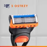 Бритва мужская Gillette Fusion5 5 лезвий, со сменными кассетами, 13 шт — фото 4
