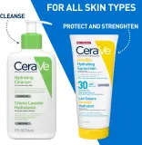 Молочко солнцезащитное CeraVe Invisible Hydrating Sunscreen SPF 30 для лица и тела, увлажняющее — фото 3