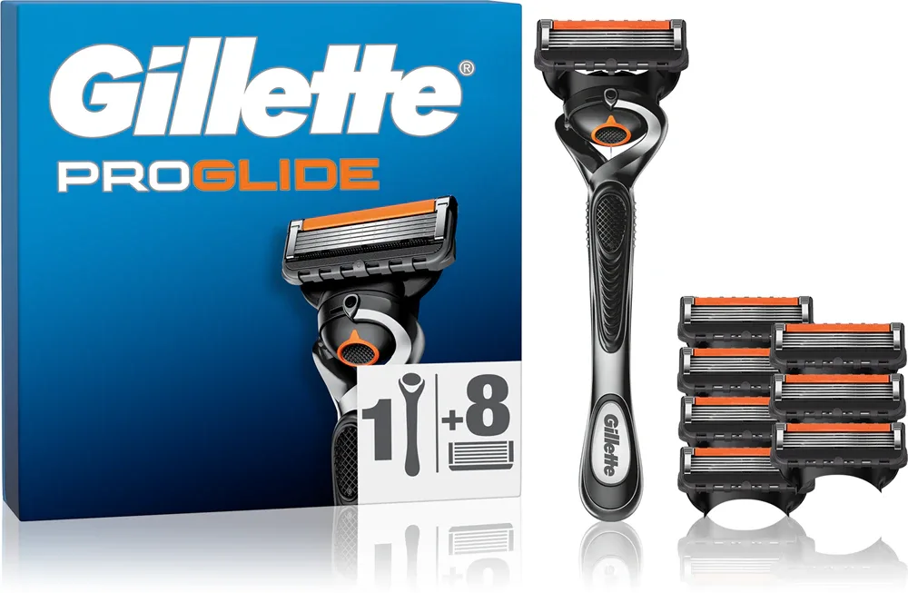 Набор для бритья Gillette ProGlide бритва и 8 сменных кассет, подарочный
