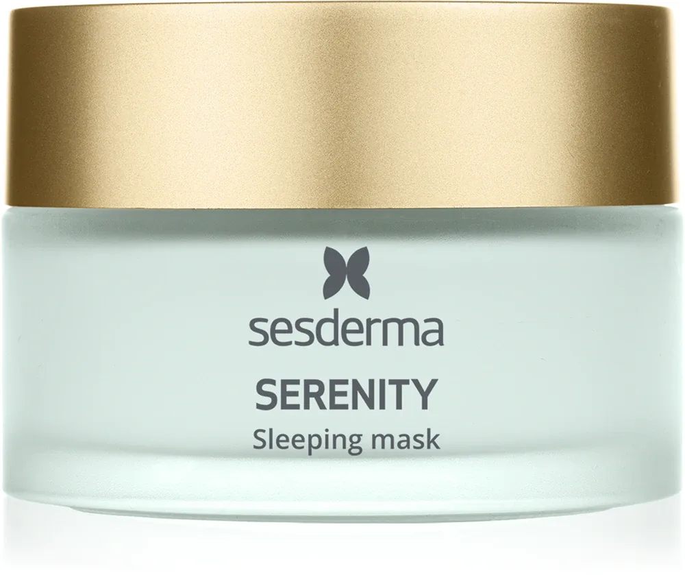 Ночная маска для лица Sesderma Serenity с мелатонином и лотосом, для всех типов кожи, 50 мл