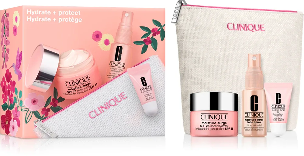 Набор косметики для лица Clinique Mini Kit Hydrate + Protect, увлажняющий, подарочный