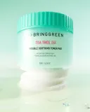Пэды для лица BRINGGREEN Tea Tree Cica Trouble Soothing Toner Pad тонизирующие, смягчающие, 90 шт — фото 3