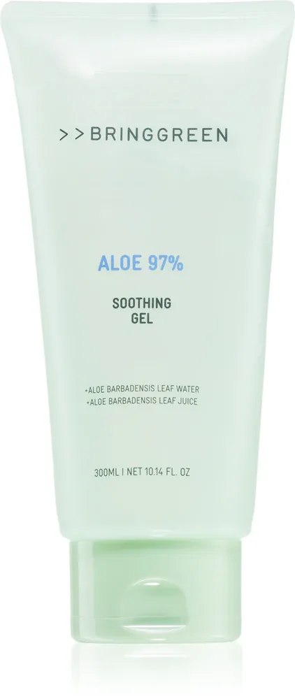 Гель для лица BRINGGREEN Aloe 97% Soothing Gel очищающий, с алоэ, 300 мл