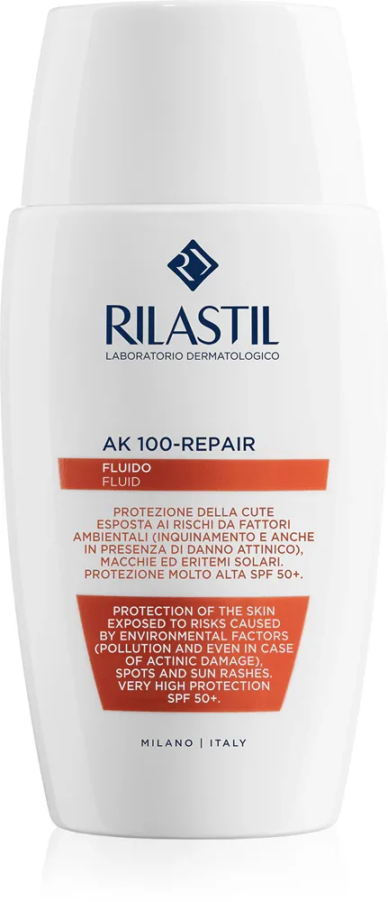 Солнцезащитный флюид для лица Rilastil AK 100-Repair, 50 мл SPF 50+
