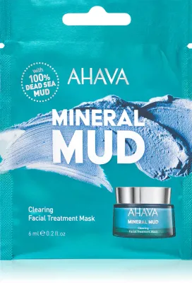 Маска для лица AHAVA Mineral Mud очищающая, для жирной кожи, 6 мл