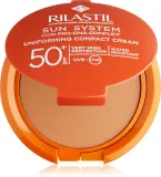 Компактный тональный крем Rilastil Sun System, SPF 50+, высокое укрытие, 10 г, оттенок Bronze — фото 1