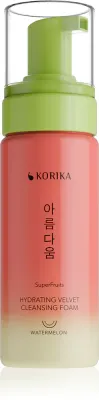 Пенка для умывания KORIKA SuperFruits Hydrating Velvet Cleansing Foam увлажняющая, с экстрактом арбуза, 150 мл