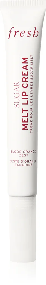 Оттеночный бальзам для губ fresh Sugar Melt Lip Cream увлажняющий, с лёгким блеском, 12 г, оттенок Blood Orange Zest