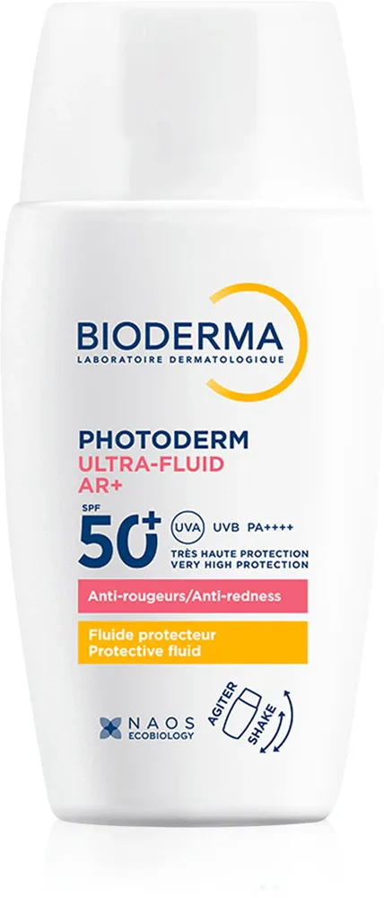 Флюид для лица Bioderma Photoderm AR+ солнцезащитный, против покраснений, для чувствительной кожи, 40 мл SPF 50+