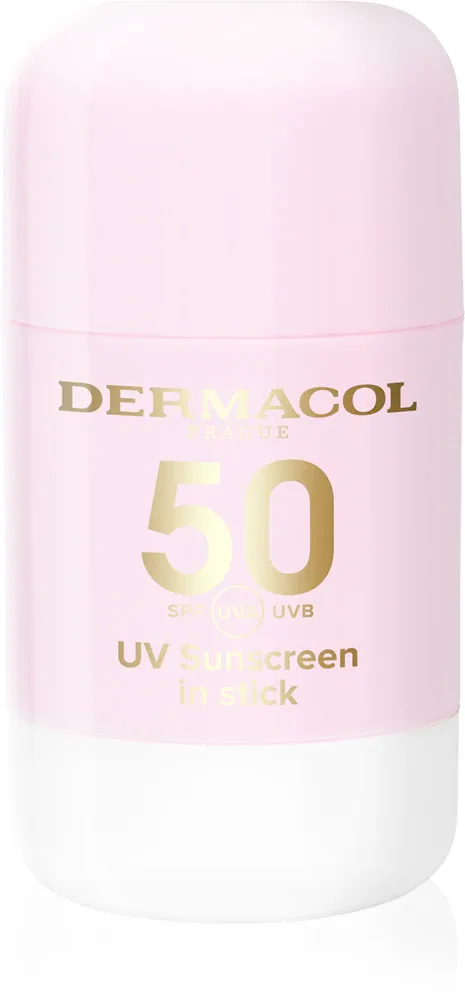 Солнцезащитный стик для лица Dermacol Sun водостойкий, с высокой защитой SPF, с бисабололом, 15 г SPF 50