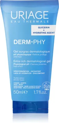 Гель для душа Uriage DERM-PHY Extra Rich увлажняющий, 50 мл
