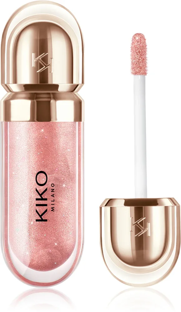 Блеск для губ KIKO Milano 3D Hydra Lipgloss увлажняющий, с эффектом объёма, 6,5 мл, оттенок 43 Timeless Rose