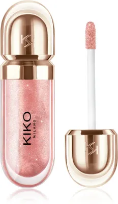 Блеск для губ KIKO Milano 3D Hydra Lipgloss увлажняющий, с эффектом объёма, 6,5 мл, оттенок 43 Timeless Rose