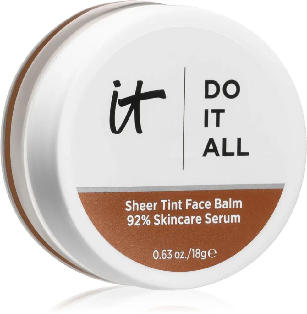 Бальзам тональный для лица IT Cosmetics Do it all Face Balm с лёгким покрытием, увлажняющий, 18 г, оттенок Rich Deep Neutral 520