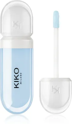 Бальзам для губ оттеночный KIKO Milano Kissable Lip Volume Plumping Lip Cream с эффектом объёма, с маслом ши, 6,5 мл, оттенок 05 Bluetopia