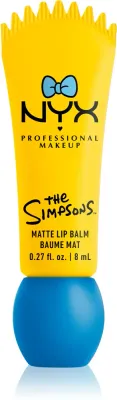 Бальзам для губ NYX Professional Makeup The Simpsons Smushy тонирующий, с маслом ши и Ceramide NP, 8 мл, оттенок Peekaboo Blue