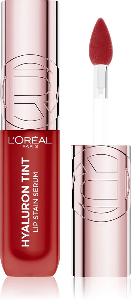 L’Oréal Paris Hyaluron Tint Lip Stain Serum - Помада для губ L’Oreal Paris Hyaluron Tint Lip Stain Serum жидкая, увлажняющая, с эффектом тинта, 5 мл, 5 мл, оттенок 420 Le Rouge Paris
