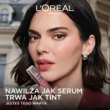 L’Oréal Paris Hyaluron Tint Lip Stain Serum - Помада для губ L’Oreal Paris Hyaluron Tint Lip Stain Serum жидкая, увлажняющая, с эффектом тинта, 5 мл, 5 мл, оттенок 420 Le Rouge Paris — фото 5