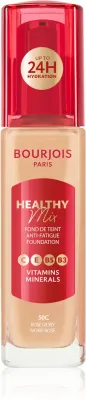 Тональный флюид Bourjois Healthy Mix увлажняющий, среднего покрытия, 30 мл, оттенок 50C Rose Ivory